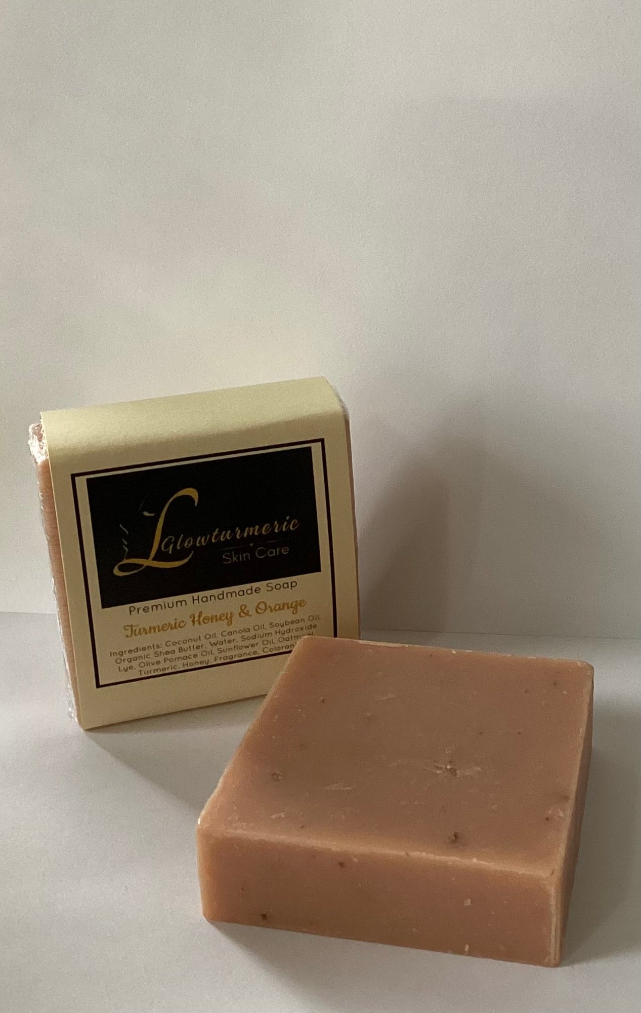 Turmeric, Orange & Honey Soap Bar Glow Turmeric