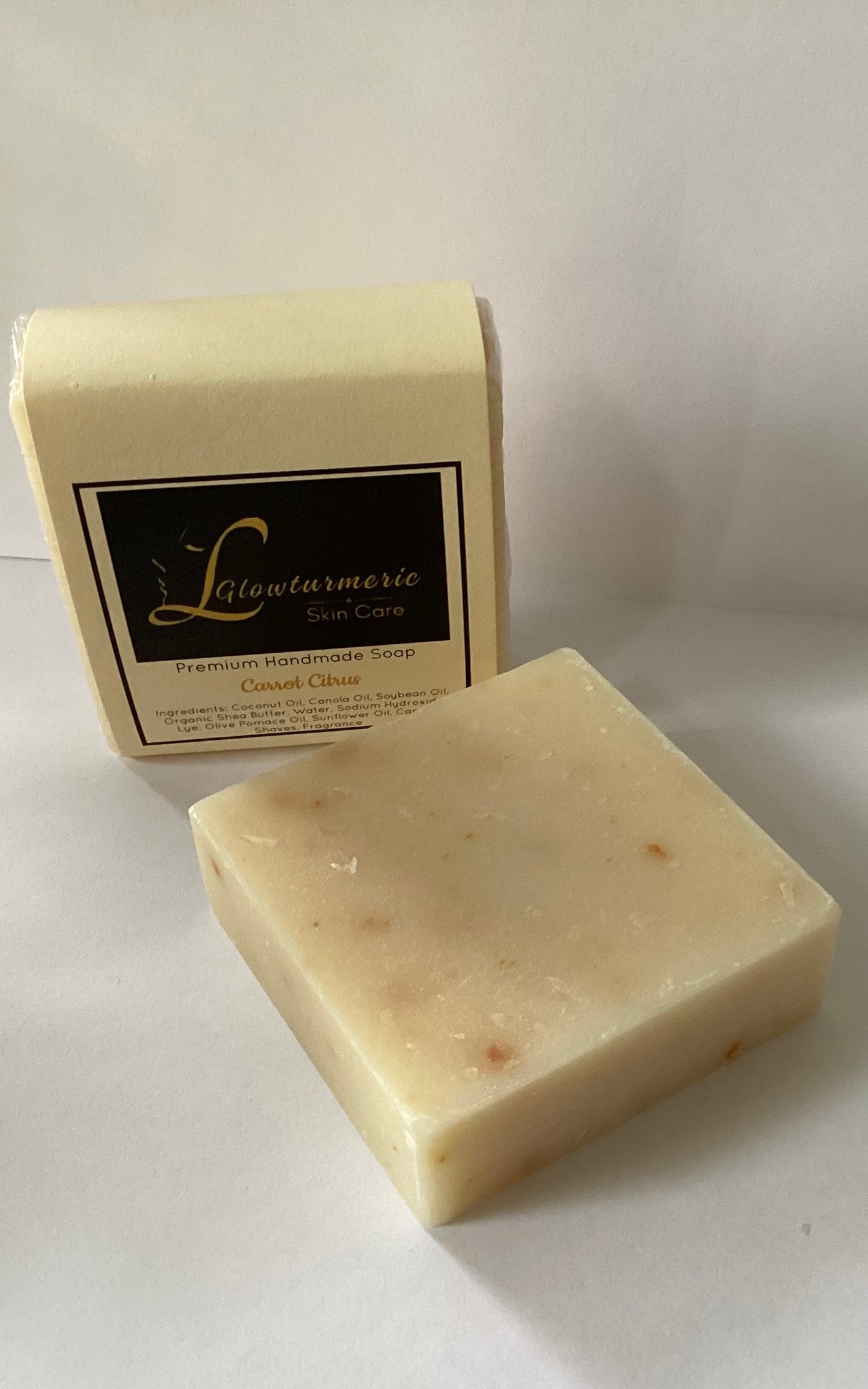 Carrot Citrus Soap Bar Glow Turmeric