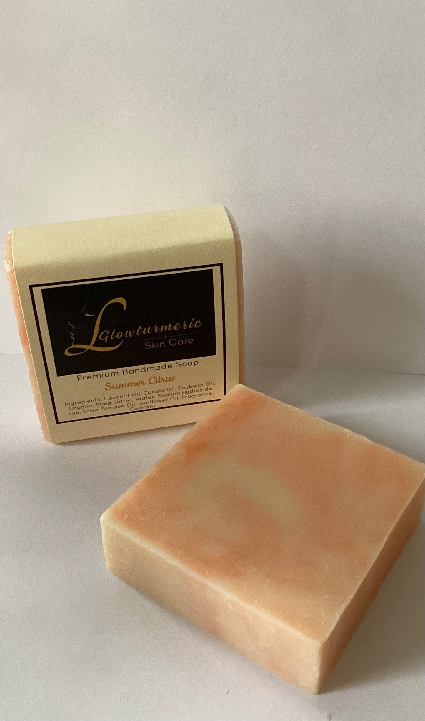 Summer Citrus Soap Bar Glow Turmeric