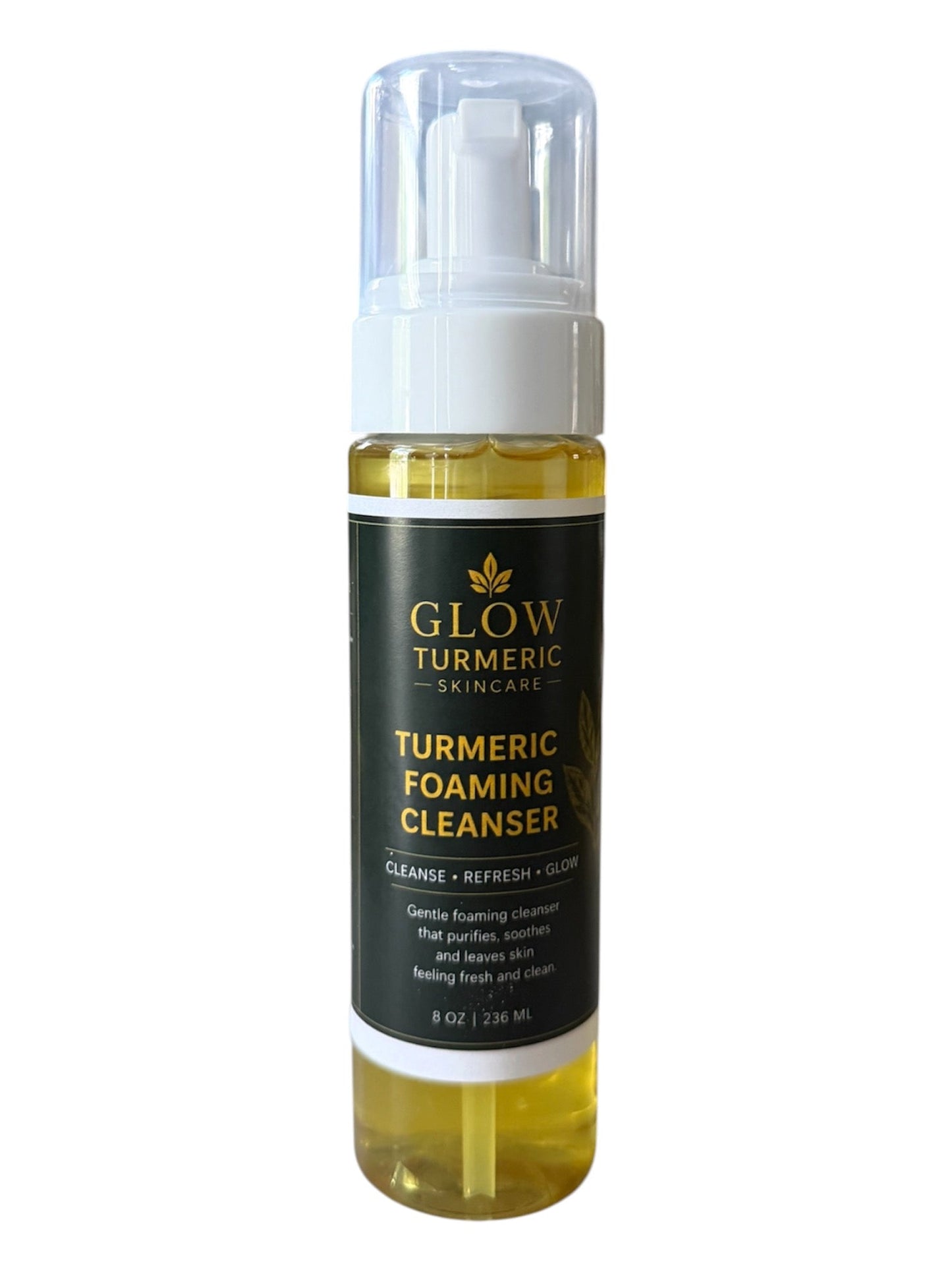 Turmeric Foaming Face Cleanser. Glow Turmeric